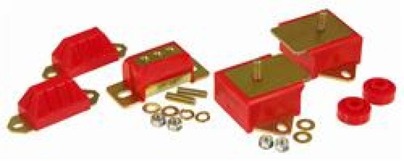 Prothane PRO Drivetrain Mounts - Red